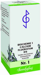 Biochemie 1 Calcium fluoratum D6 Tabletten – Bild 1 von 2