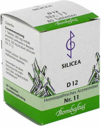 Biochemie 11 Silicea D12 Silizium Kieselerde Tabletten 80 Stück – Bild 1 von 2