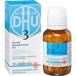 BIOCHEMIE 3 FERR PHOS D12 DHU Tabletten für Erwachsene und Kinder – Bild 1 von 1