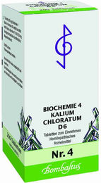 Biochemie 4 Kalium chloratum D6 Tabletten – Bild 1 von 1