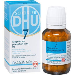 BIOCHEMIE 7 MAGN PHOS D 6 DHU Tabletten vegan glutenfrei laktosefrei für Erwachsene und Kinder – Bild 1 von 1