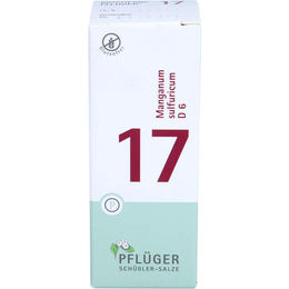 Biochemie Pflüger Schüßler-Salz Nr. 17 Manganum sulfuricum D6 Tabletten Bio Glutenfrei 100 Stück – Bild 1 von 1