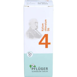 Biochemie Pflüger Schüßler-Salz Nr. 4 Kalium chloratum D6 Globuli 15 g vegan und glutenfrei – Bild 1 von 2