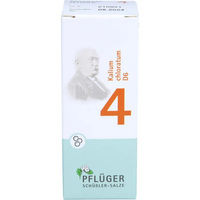 Produktbild von Biochemie Pflüger Schüßler-Salz Nr. 4 Kalium chloratum D6 Globuli 15 g vegan und glutenfrei