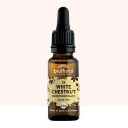 Biofloral Bach-Blüte Nr. 35 Weißer Kastanienblütenelixier Demeter-Qualität Tropfen 20 ml – Bild 1 von 2