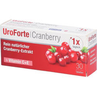 Produktbild von BIOGELAT Cranberry UroForte Tabletten laktosefrei glutenfrei zuckerfrei ohne Zusatzstoffe