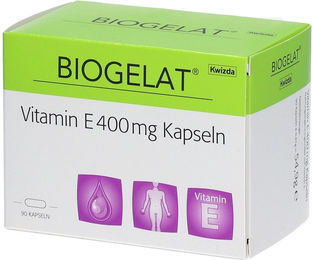 BIOGELAT Vitamin E 90 mg Kapseln für Sportler sowie Schwangere und Stillende – Bild 1 von 1