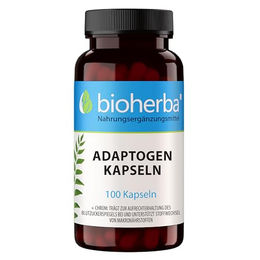 Bioherba Adaptogen Kapseln ohne Zusatzstoffe 100 Stück – Bild 1 von 4