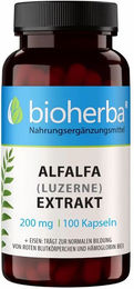 Bioherba Alfalfa Luzerne Extrakt Kapseln ohne Zusatzstoffe – Bild 1 von 3