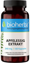 Bioherba Apfelessig Extrakt Kapseln ohne Zusatzstoffe 100 Stück – Bild 1 von 5