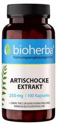 Bioherba Artischockenextrakt Kapseln vegan 250 mg 100 Stück – Bild 1 von 5
