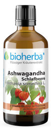 Bioherba Ashwagandha Schlafbeere Tropfen Tinktur 100 ml – Bild 1 von 4