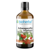 Produktbild von Bioherba Ashwagandha Schlafbeere Tropfen Tinktur 100 ml