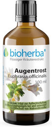 Bioherba Augentrost Euphrasia officinalis Tinktur Tropfen Bio alkoholfrei 100 ml – Bild 1 von 3