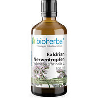 Produktbild von Bioherba Baldrian Nerventropfen Tinktur 100 ml zuckerfrei glutenfrei laktosefrei ohne Zusatzstoffe