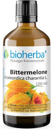 Bioherba Bittermelone Momordica charantia L. Tinktur Tropfen Bio 100 ml – Bild 1 von 2