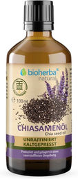 Bioherba Chia-Samenöl kaltgepresst vegan und ohne Zusatzstoffe – Bild 1 von 2