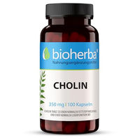 Produktbild von Bioherba Cholin Kapseln ohne Zusatzstoffe 100 Stück