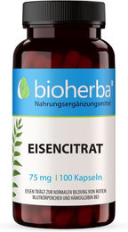 Bioherba Eisen Citrat Kapseln ohne Zusatzstoffe – Bild 1 von 3
