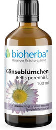 Bioherba Gänseblümchen Bellis perennis L. Tinktur Tropfen 100 ml Bio – Bild 1 von 1