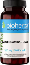 Bioherba Glucosaminsulfat mit Chrom Kapseln 100 Stück – Bild 1 von 3
