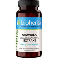 Produktbild von Bioherba Graviola Stachelannone Extrakt Kapseln ohne Zusatzstoffe
