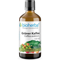 Produktbild von Bioherba Grüner Kaffee Coffea arabica L. Tropfen Tinktur Vegan 100 ml