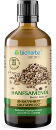 Bioherba Hanfsamenöl kaltgepresst ohne Zusatzstoffe – Bild 1 von 2