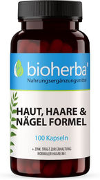 Bioherba Haut Haare und Nägel Formel Kapseln mit Zink Biotin und Selen – Bild 1 von 2