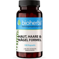 Produktbild von Bioherba Haut Haare und Nägel Formel Kapseln mit Zink Biotin und Selen
