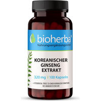 Produktbild von Bioherba Koreanischer Ginseng Extrakt 33 mg Kapseln 100 Stück ohne Zusatzstoffe