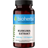 Produktbild von Bioherba Kurkuma Extrakt Kapseln mit pflanzlichem Ursprung 100 Stück