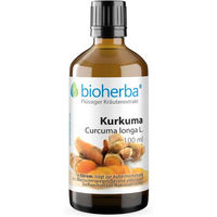 Produktbild von Bioherba Kurkuma Tropfen Tinktur mit Curcuma longa L. Extrakt vegan ohne Zusatzstoffe 100 ml