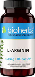 Bioherba L-Arginin Kapseln ohne Zusatzstoffe 100 Stück – Bild 1 von 5