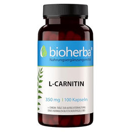 Bioherba L-Carnitin Kapseln ohne Zusatzstoffe 100 Stück – Bild 1 von 5