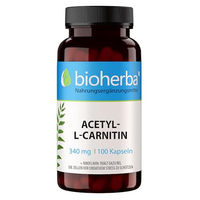 Produktbild von Bioherba L-Carnitin Kapseln pflanzlicher Ursprung ohne Zusatzstoffe 100 Stück