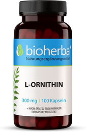 Bioherba L-Ornithin Kapseln ohne Zusatzstoffe – Bild 1 von 2