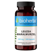 Produktbild von Bioherba Leuzea Maralwurzel Kapseln ohne Zusatzstoffe 100 Stück