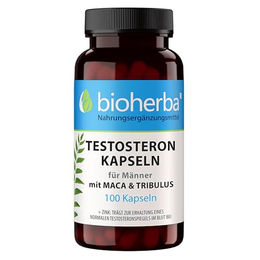 Bioherba Maca Tribulus Komplex Kapseln mit Zink Citrullin und Ginseng 100 Stück – Bild 1 von 5