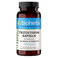 Produktbild von Bioherba Maca Tribulus Komplex Kapseln mit Zink Citrullin und Ginseng 100 Stück
