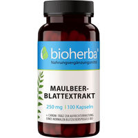 Produktbild von Bioherba Maulbeerblattextrakt Kapseln 100 Stück