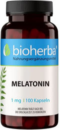 Bioherba Melatonin Kapseln 100 Stück – Bild 1 von 3
