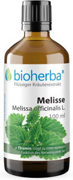 Bioherba Melisse Melissa officinalis L. Tropfen Tinktur 100 ml zuckerfrei glutenfrei laktosefrei ohne Zusatzstoffe – Bild 1 von 3