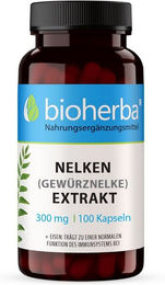 Bioherba Nelken Extrakt 300 mg 100 Kapseln – Bild 1 von 2