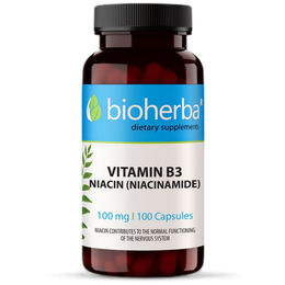 Bioherba Niacin Vitamin B3 100 mg Kapseln 60 Stück ohne Zusatzstoffe – Bild 1 von 1
