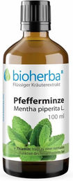 Bioherba Pfefferminze Mentha piperita L. Tinktur Tropfen 100 ml zuckerfrei glutenfrei laktosefrei – Bild 1 von 2