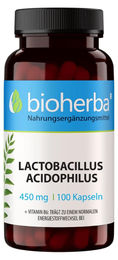 BIOHERBA Probiotika Lactobacillus Acidophilus ohne Zusatzstoffe 100 Kapseln – Bild 1 von 5
