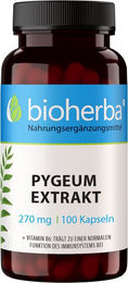 Bioherba Pygeum Extrakt Kapseln 100 Stück – Bild 1 von 3