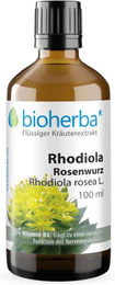 Bioherba Rhodiola Rosea Rosenwurz Tropfen Tinktur zuckerfrei glutenfrei laktosefrei ohne Zusatzstoffe – Bild 1 von 2