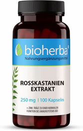 Bioherba Rosskastanien Extrakt Kapseln ohne Zusatzstoffe – Bild 1 von 3